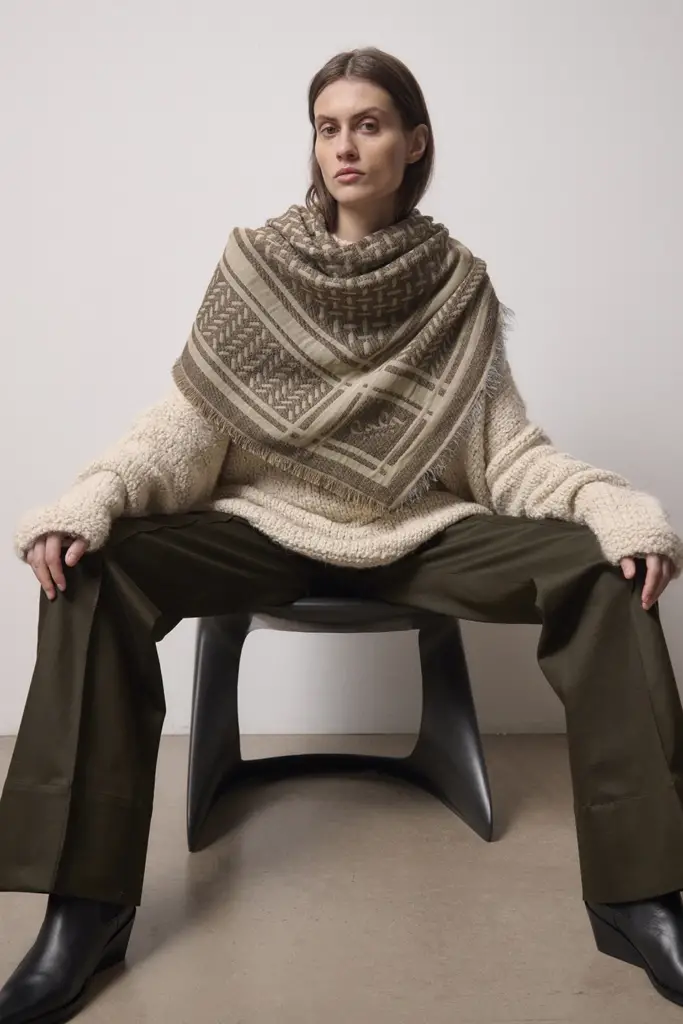 Lala Berlin Triangle Anaya wool mix stone Verkauf