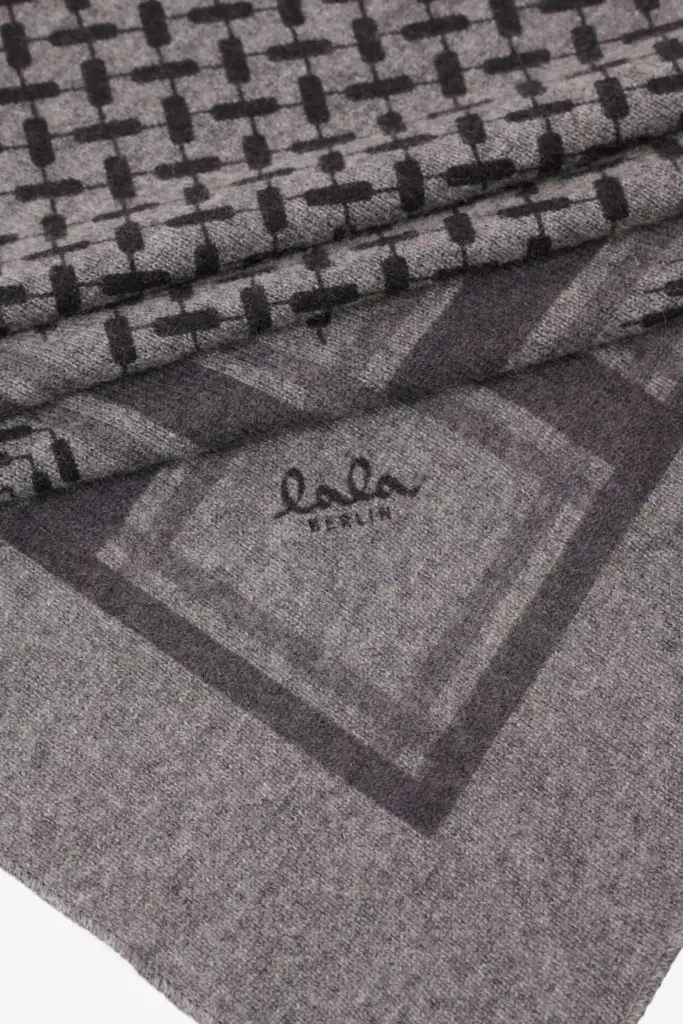 Lala Berlin Triangle Trinity Classic M cashmere lubecca dark grey melange Blitzverkäufe