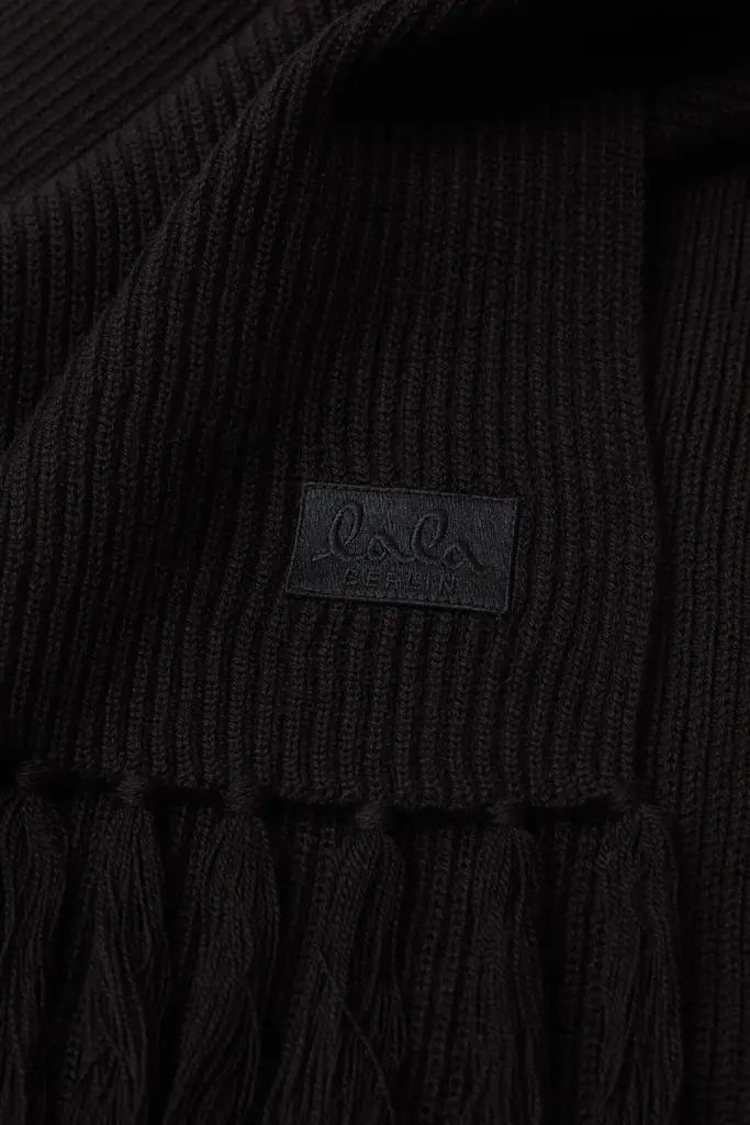 Lala Berlin Scarf Aminas wool mix lala black Fabrik Onlineshop