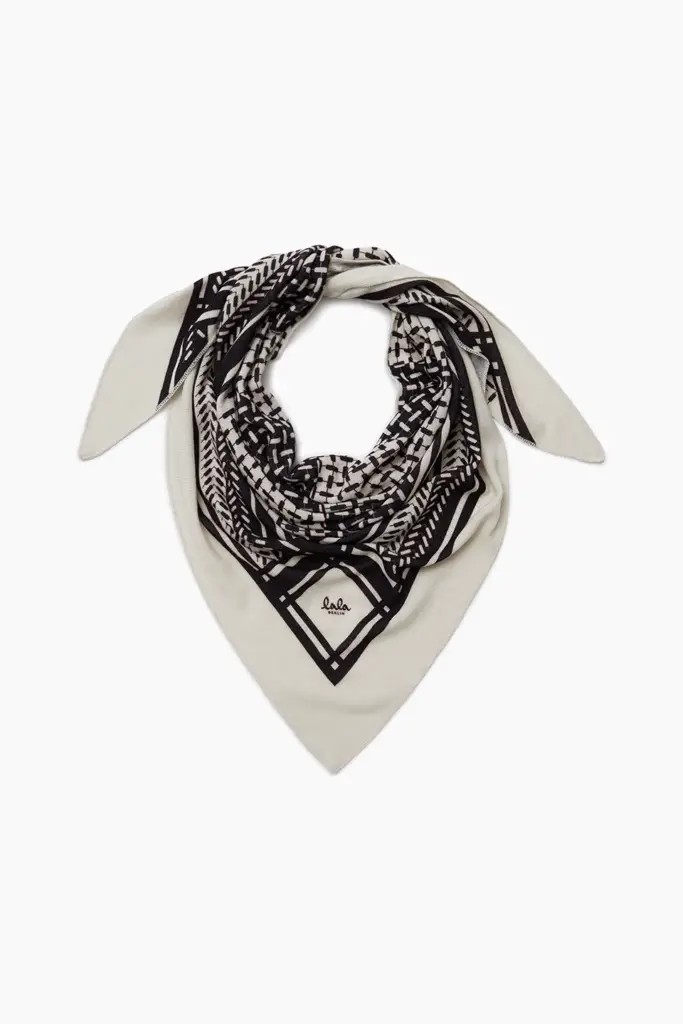 Lala Berlin Triangle Puzzle cashmere alabastro/antracite Flash Sale