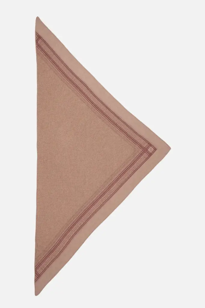 Lala Berlin Triangle Heritage Double cashmere sand flip Preisnachlass