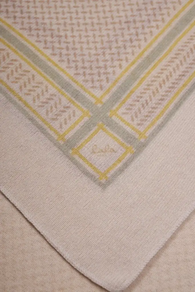 Lala Berlin Triangle Heritage Double cashmere egret flip Saisonschlussverkauf