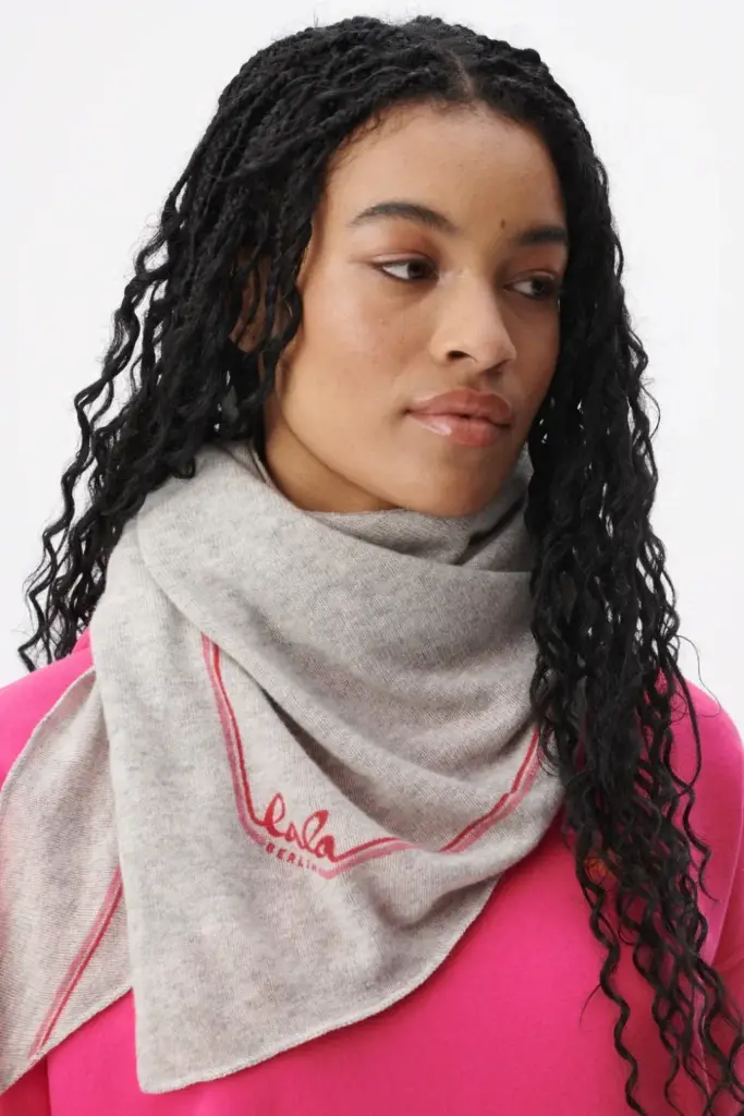 Lala Berlin Triangle Solid cashmere dragonfruit shades Black Friday