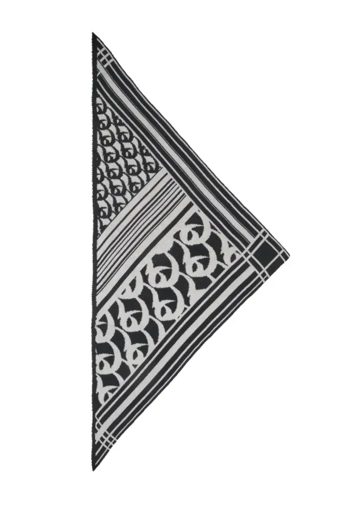 Lala Berlin Triangle Monogram Goober cashmere black Heißer Verkauf