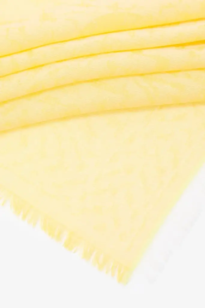 Lala Berlin Scarf Arian cotton diamond yellow Blitzangebot
