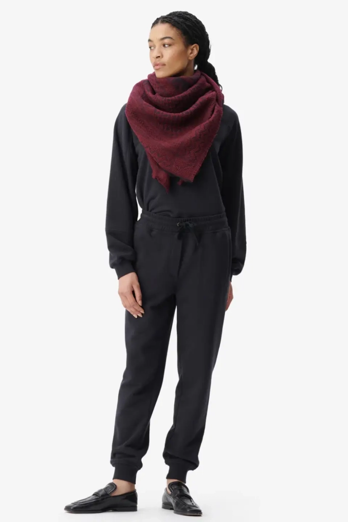 Lala Berlin Scarf Anais wool mix zebra fudge 50% Rabatt für begrenzte Zeit