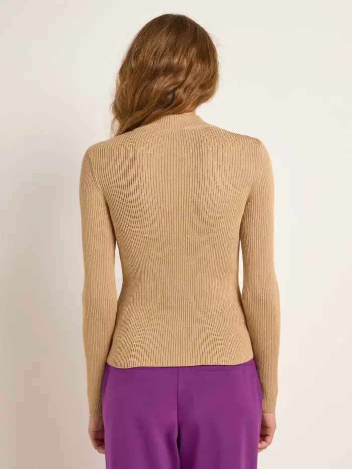 Lanius Stehkragenpullover (GOTS) Muttertagsangebot