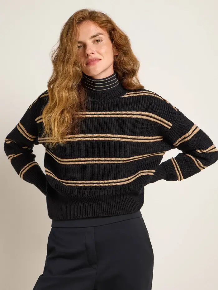Lanius Streifenpullover (GOTS) Saisonale Angebote