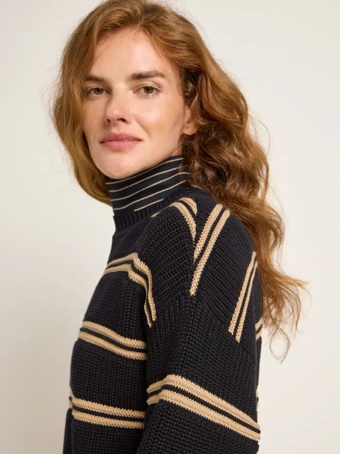 Lanius Streifenpullover (GOTS) Saisonale Angebote