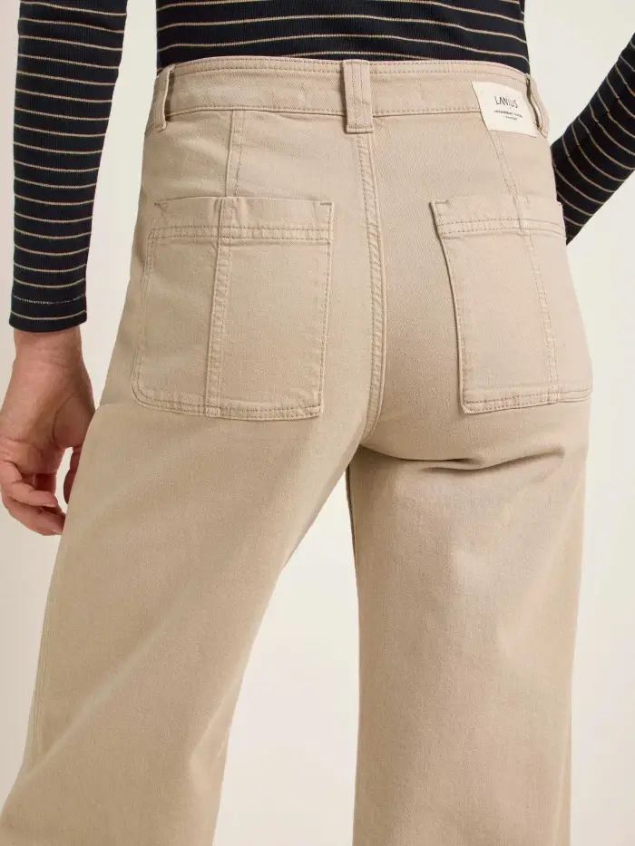 Lanius Hose mit weitem Bein (GOTS) Kauf eins, bekomm eins gratis