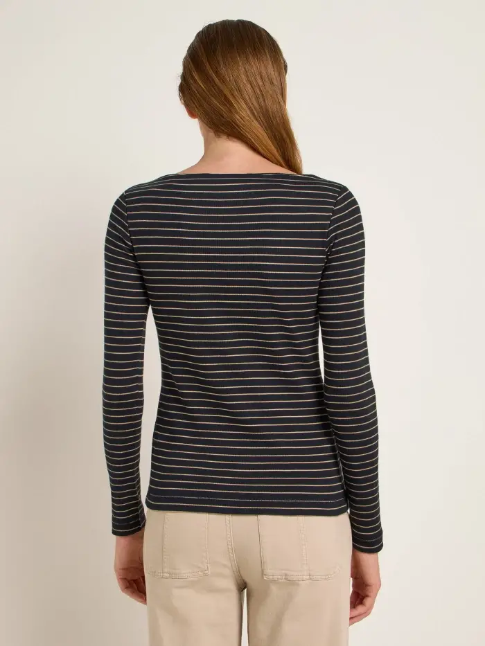 Lanius U-Boot Shirt mit Streifen (GOTS) Tägliche Deals