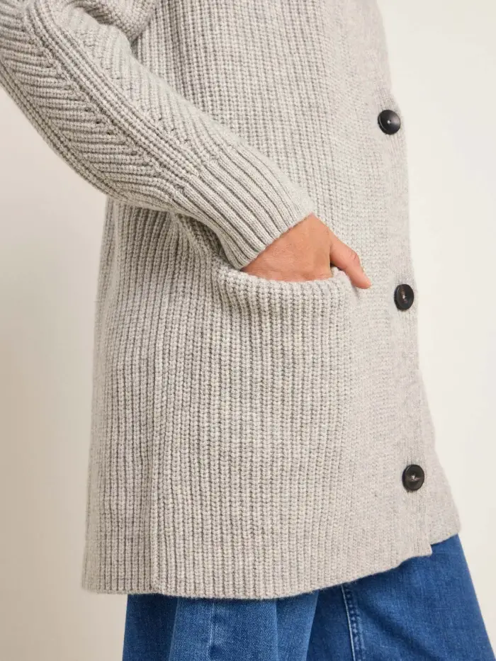 Lanius Lange Strickjacke (GOTS) Kostenlose Rückgabe