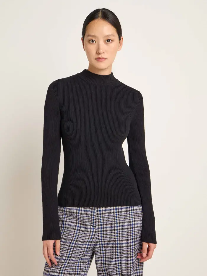 Lanius Stehkragenpullover (GOTS) Neueste Stile