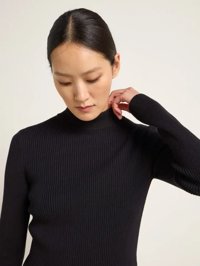 Lanius Stehkragenpullover (GOTS) Neueste Stile