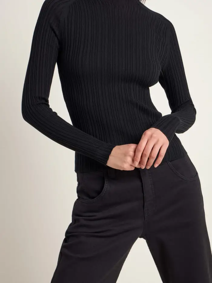 Lanius Rippenpullover (GOTS) Bis zu 50% Rabatt