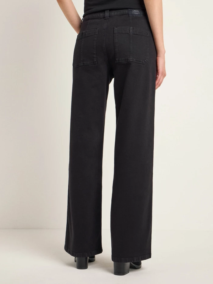 Lanius Hose mit weitem Bein (GOTS) Bis zu 60% Rabatt