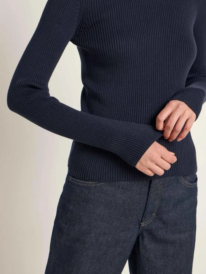 Lanius Stehkragenpullover (GOTS) Discount Store für neue Produkte
