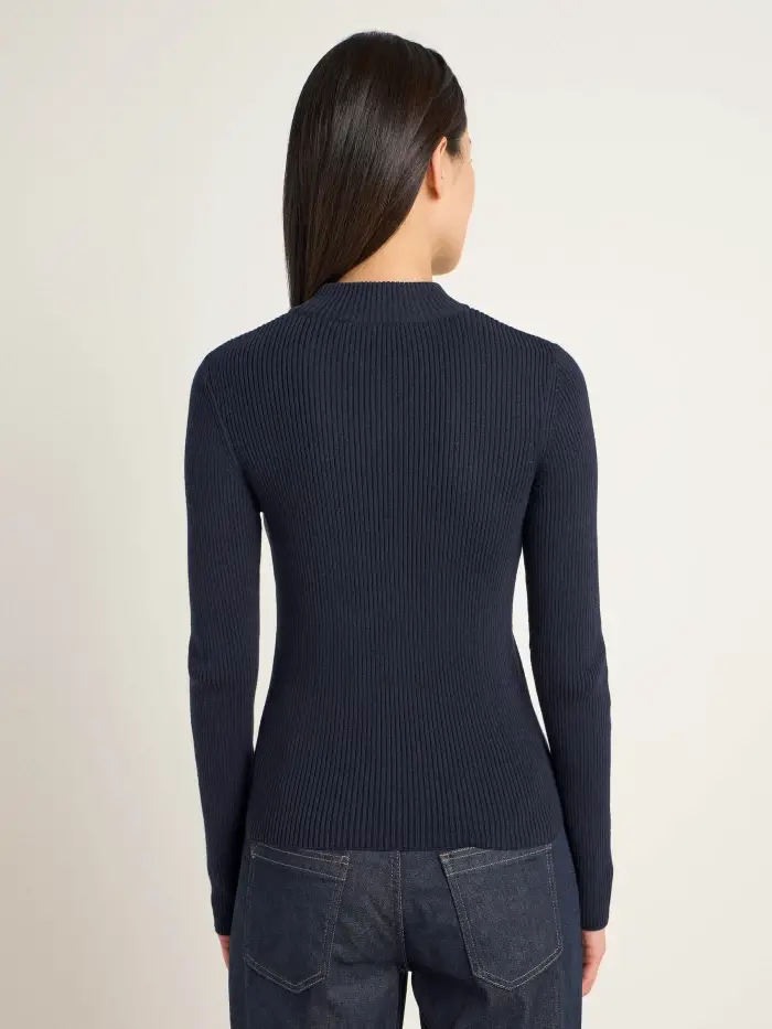 Lanius Stehkragenpullover (GOTS) Discount Store für neue Produkte