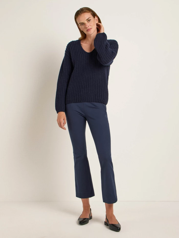 Lanius Pullover mit V-Ausschnitt (GOTS) Clearance-Verkauf