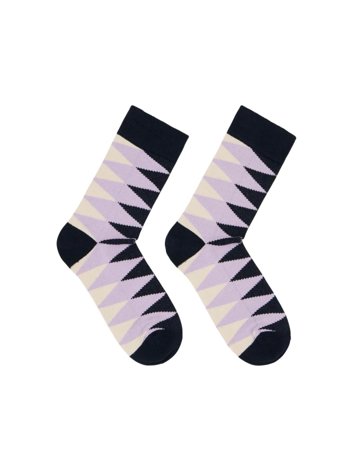 Lanius Socken mit Rauten (GOTS) Versandkostenfrei