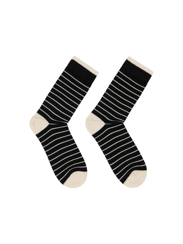 Lanius Socken mit Streifen (GOTS) Großer Ausverkauf