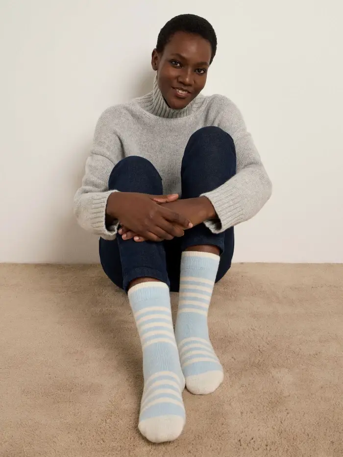 Lanius Socken mit Streifen (GOTS) Weihnachtsangebot