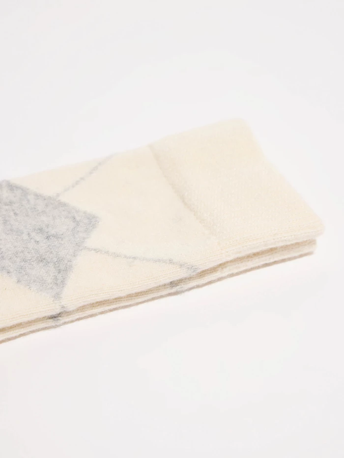 Lanius Socken mit Rauten (GOTS) Heißer Verkauf