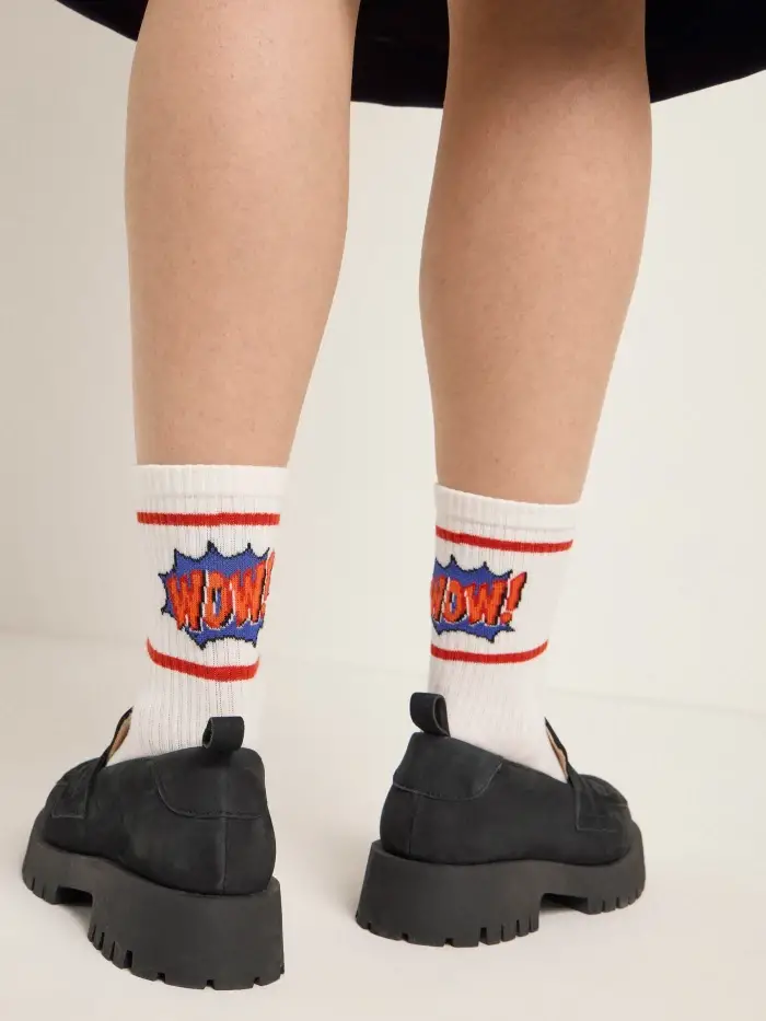 Lanius Socken "WOW" (GOTS) VIP-Rabatte