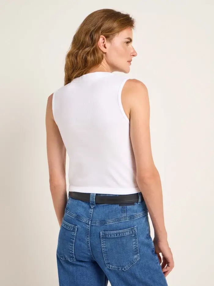 Lanius Cropped Top (GOTS) Bis zu 55% Rabatt