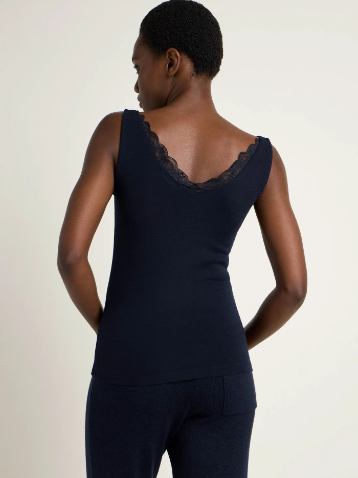 Lanius Top mit Spitze (GOTS) 50% Rabatt für begrenzte Zeit