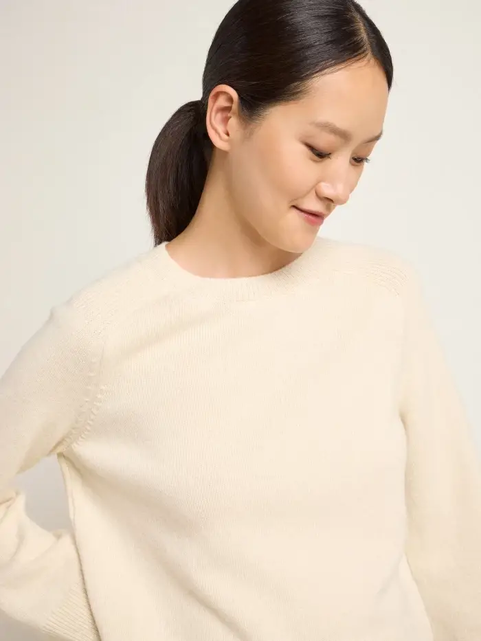 Lanius Cropped Pullover (GOTS) Outlet