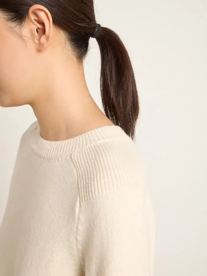 Lanius Cropped Pullover (GOTS) Outlet