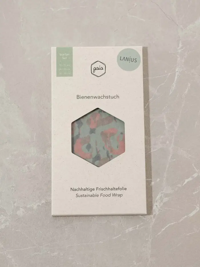Lanius Bio Bienenwachstücher Starter Set (S/M/L) Riesige Ersparnisse