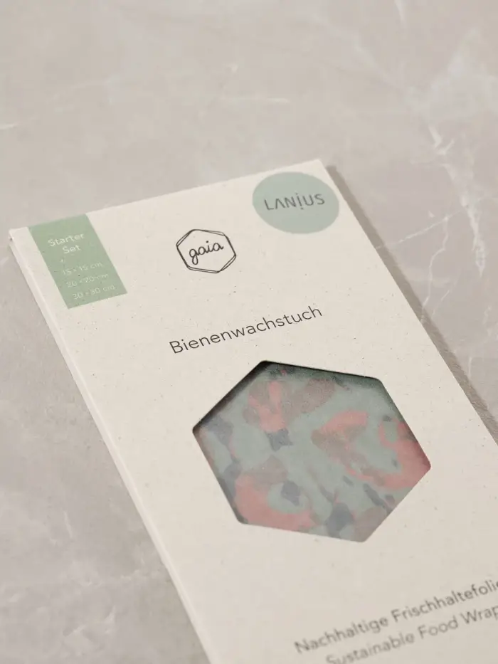 Lanius Bio Bienenwachstücher Starter Set (S/M/L) Riesige Ersparnisse