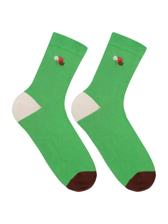 Lanius Socken mit Stickerei (GOTS) JETZT KAUFEN