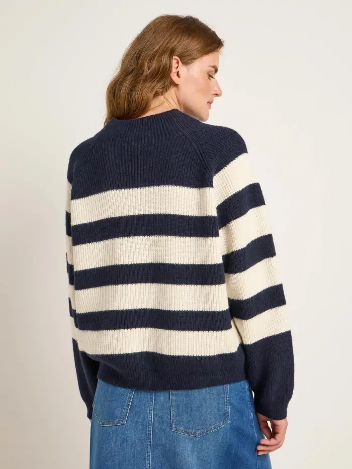 Lanius Streifenpullover (GOTS) Großer Ausverkauf