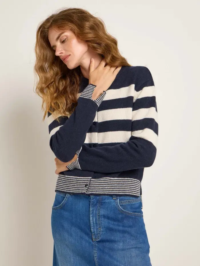 Lanius Boxy Strickjacke (GOTS) Flash Sale