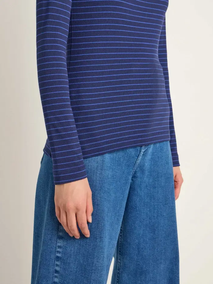 Lanius U-Boot Shirt mit Streifen (GOTS) Preisnachlass