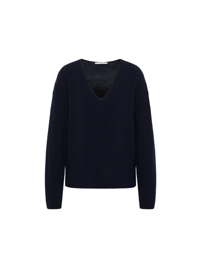 Lanius Pullover mit V-Ausschnitt (GOTS) Osterangebot
