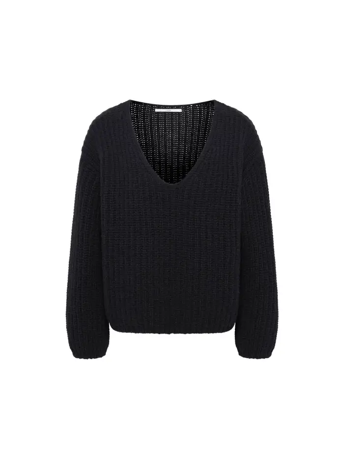 Lanius Pullover mit V-Ausschnitt (GOTS) Valentinstagsangebot
