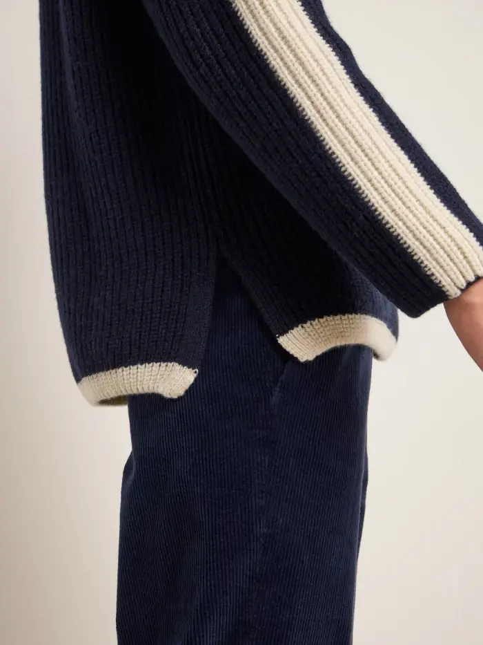 Lanius Pullover in Rippoptik (GOTS) Online Outlet