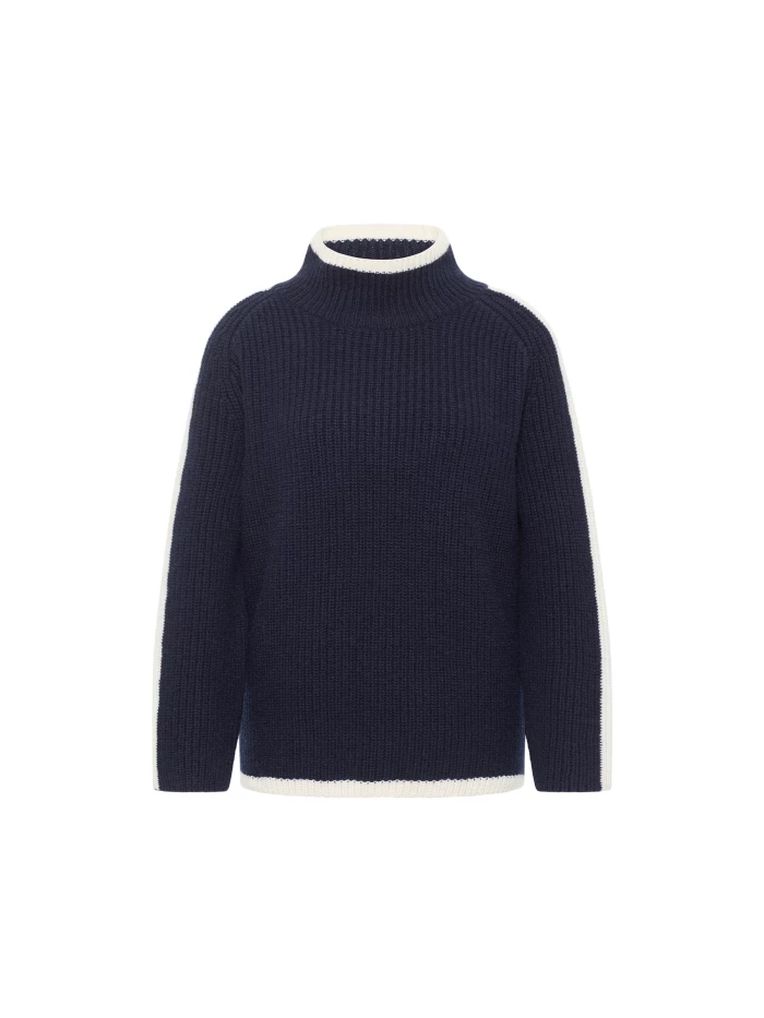 Lanius Pullover in Rippoptik (GOTS) Online Outlet