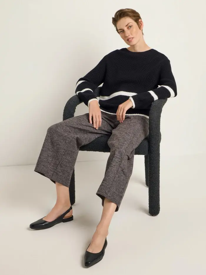Lanius Blockstreifen Pullover (GOTS) Zeitlich begrenztes Angebot