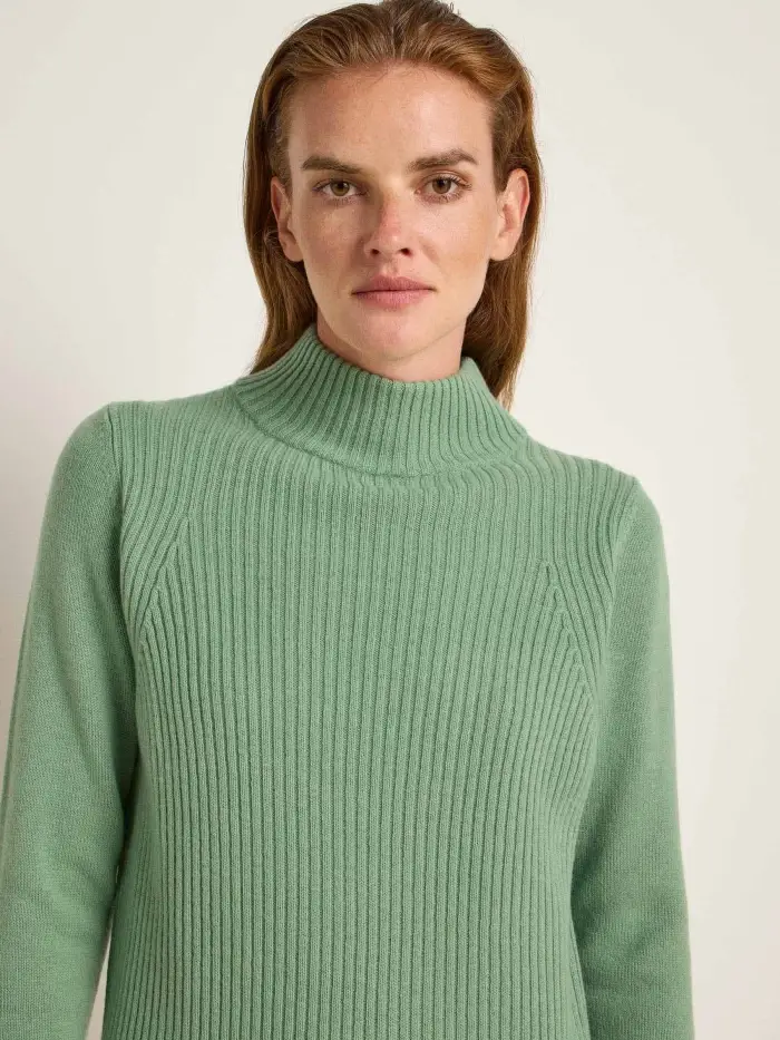 Lanius Rippen-Strickkleid Große Rabatte