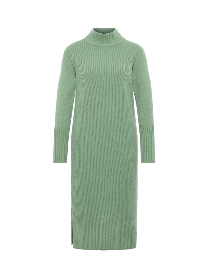 Lanius Rippen-Strickkleid Große Rabatte
