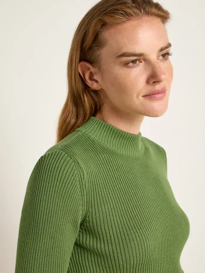 Lanius Stehkragenpullover (GOTS) Tägliche Deals