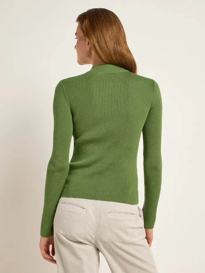 Lanius Stehkragenpullover (GOTS) Tägliche Deals
