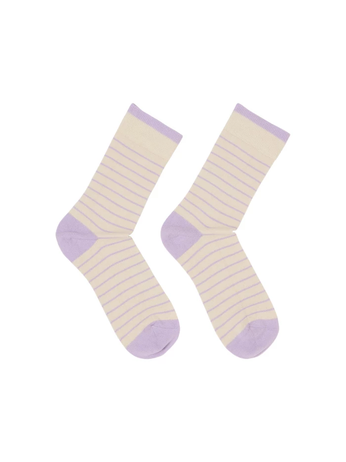Lanius Socken mit Streifen (GOTS) Kostenlose Rückgabe
