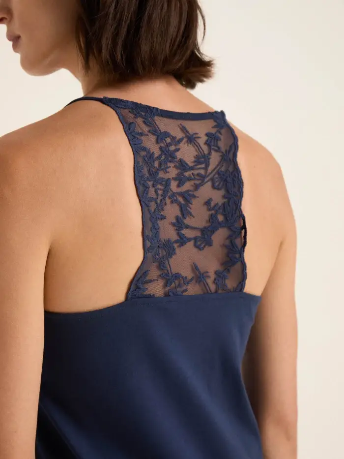 Lanius Top mit Spitze (GOTS) Online