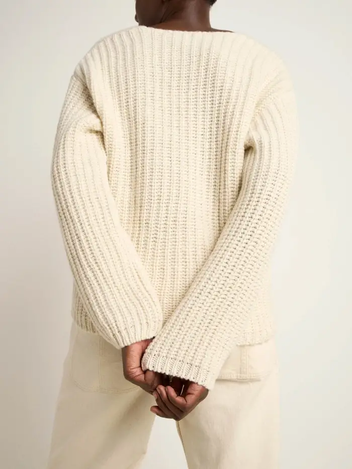 Lanius Pullover mit V-Ausschnitt (GOTS) Günstig kaufen